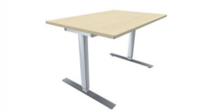 Elektrisch höhenverstellbarer Schreibtisch (Hubtisch) Valencia, 120 cm Breite