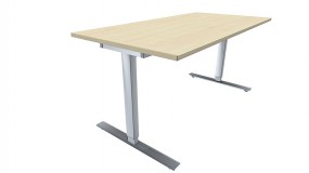 Elektrisch höhenverstellbarer Schreibtisch (Hubtisch) Valencia, 160 cm Breite
