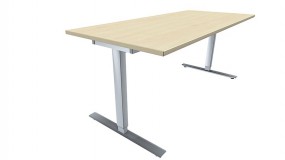Elektrisch höhenverstellbarer Schreibtisch (Hubtisch) Valencia, 180 cm Breite