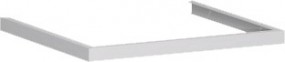 Sockelblende Mailand für Regal-/Schrankbreite 40 cm, Silber