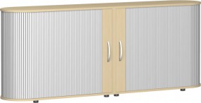 Sideboard Mailand mit Standfüßen 2 Ordnerh., 200 cm breit