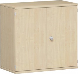 Drehtürenschrank ten mit Schloss 2 Ordnerh., 80 cm Breite